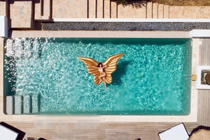 Bouée gonflable pour adultes Ailes d'ange blanches 210 * 230 CM, flotteur de <span class=keywords><strong>piscine</strong></span>, radeau et transat de <span class=keywords><strong>piscine</strong></span> - Product Image 3