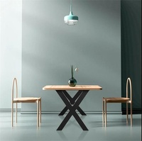 Pieds de table en fonte d'acier pour mobilier industriel, restaurant, bureau, maison - Tables de salle à manger, bancs, tables élégantes en métal pour hôpital et cuisine