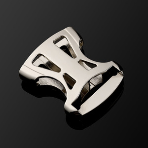 หัวเข็มขัดแบบเลื่อน โลหะผสมสังกะสี สีเงิน สีดำ ห่วงรูปตัว D สำหรับกระเป๋าเป้สะพายหลัง สายรัดปรับได้ อุปกรณ์เสริม ทนทาน - Product Image 3