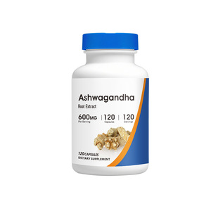 Complément alimentaire à base d'ashwagandha populaire transfrontalier pour adultes, 120 capsules, directement de l'usine - Product Image 1