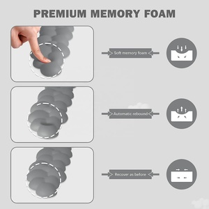 Nuovo Cartoon Mouse Pad Memory Foam fiber poggiapolsi Mouse Pad ergonomico personalizzato Mouse Pad Typist Gaming PC Laptop per Office Home - Product Image 4