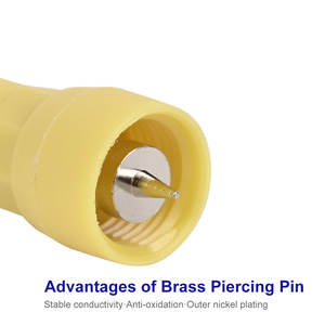 Connecteur électrique étanche pour le cordon d'alimentation d'éclairage <span class=keywords><strong>de</strong></span> voie <span class=keywords><strong>de</strong></span> <span class=keywords><strong>jardin</strong></span> extérieur Contact en cuivre connecteur rapide type T - Product Image 2