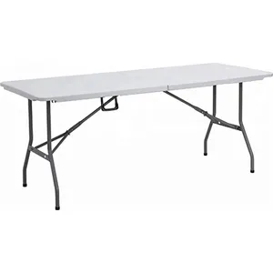 Hot Sales Furniture Outdoor Garden Dining Room 6ft Portable Rectangle Folding Plastic Tables For Events