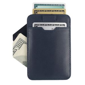 Fábrica BSCI, Tarjetero Delgado de Cuero con Logotipo Personalizado Vintage, Elegante y Delgado para Hombre - Product Image 1