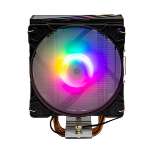 도매가 PC <span class=keywords><strong>CPU</strong></span> 쿨러 4파이프 디자인 120mm RGB 팬 LGA 1700 1200 115X AM5 AM4 소켓 호환 컴퓨터 케이스 쿨러 - Product Image 1