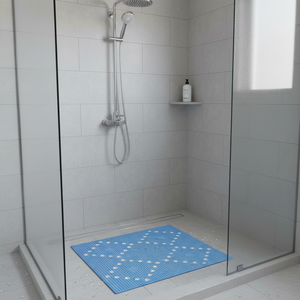 Spirella Collezione Alaska, Tappetino Doccia 55 x 55, PVC, Blu - Product Image 3