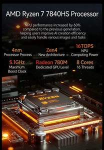 Nuevo Portátil <span class=keywords><strong>Ryzen</strong></span> Core <span class=keywords><strong>AMD</strong></span>-R7-<span class=keywords><strong>6800H</strong></span> de 15.9 Pulgadas con Resolución 2.5K, Portátil Todo Terreno para Negocios y Juegos, Hardware de Computadora con Carcasa de Metal - Product Image 6