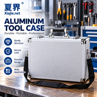 Boîte à outils professionnelle portable à coque rigide, étui de rangement robuste pour instruments et compteurs, boîte de présentation d'échantillons avec mousse, boîte à matériel portable
