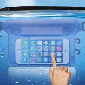 Sac de poitrine imperméable en époxy pour la natation, le ski nautique, la plongée, la randonnée aquatique, étui pour téléphone portable sous-marin pour la plage, le bateau, les sports - Product Image 3