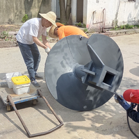 Perceuse à tarière conique durable avec dents en argile Pièces de machines de construction pour mèche de forage efficace