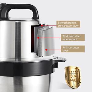 Batidora de Acero Inoxidable Mini de 6L para Uso Comercial y Doméstico (Reino Unido), Máquina para Triturar Carne - Product Image 4