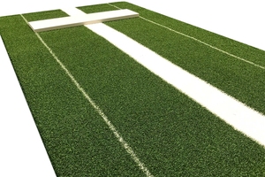 Tappetino Pieghevole Portatile MCG per Allenamento Baseball con Borsa per il Trasporto, Facile da Montare, Tappeto in <span class=keywords><strong>Erba</strong></span> Sintetica per Adulti e Giovani, Attrezzatura per Allenamento Softball - Product Image 3