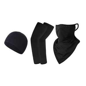 Gorro de Ciclismo Deportivo para Exteriores, de Seda de Hielo, con Mangas, Protección Solar, Máscara Facial, Pañuelo Triangular, Unisex, Protección UV - Product Image 3