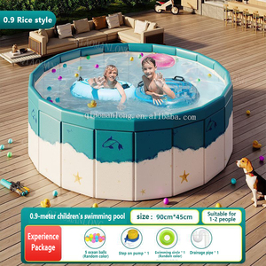 Portable PVC Pet Baignoire 2025 <span class=keywords><strong>Direct</strong></span> Fabricant En Plein Air Petite Piscine Pliable Pliable Chien Piscine Nouvel An Cadeau 3pcs - Product Image 5