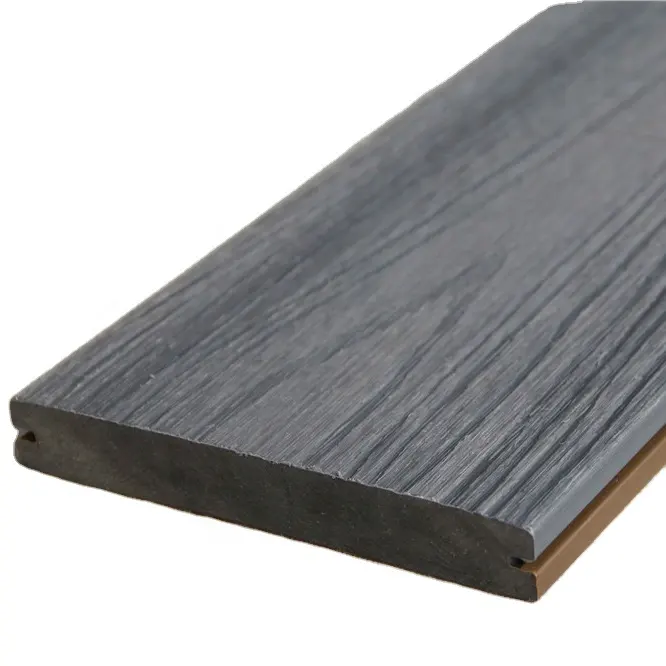 Pavimenti per esterni legno materiale plastico legno Decking piastrelle per Patio pannello composito in pietra