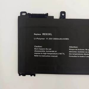 11.55V/45Wh nouvelle <span class=keywords><strong>batterie</strong></span> authentique RE03XL pour <span class=keywords><strong>HP</strong></span> <span class=keywords><strong>ProBook</strong></span> 430 440 445 <span class=keywords><strong>450</strong></span> 455R <span class=keywords><strong>G6</strong></span> G7 HSTNN-DB9N - Product Image 5