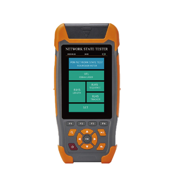 10G PON Network State Tester Optical Power Meter OPM VFL RJ45 Cable Sequence Otdr Optical Fiber Tester