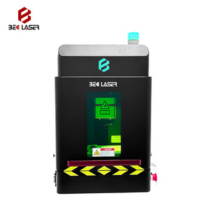 Máquina de Marcado Láser de Fibra Totalmente Cerrada con Alimentación Automática, 50w 60W 100w, Fuente Raycus JPT MOPA, con Carcasa Protegida - Product Image 2