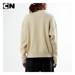 Suéter con Certificación BSCI, Fábrica de Suéteres, Suéter Personalizado con Letras Jacquard, de Algodón y Poliéster, Tejido Grueso, para Hombre, Otoño Invierno - Product Image 4