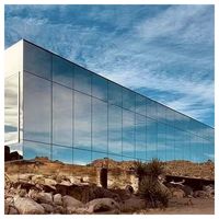 PRIMA Fenêtres anti-ouragan modernes en aluminium architectural, triple vitrage feuilleté, mur-rideau pour bâtiments commerciaux