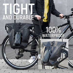 Bolsa de Bicicleta Impermeable de Gran Capacidad (25L), Antidesgaste, para Portaequipajes Trasero, Ideal para Ciclismo al Aire Libre y Viajes - Product Image 5