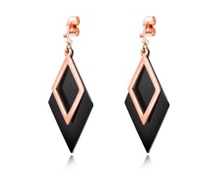Boucles d'oreilles longues de forme géométrique, bijoux à la mode pour femmes, nouveauté - Product Image 1