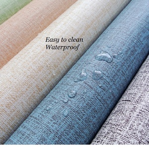 Papel tapiz adhesivo de estilo japonés para decoración de sala de estar y <span class=keywords><strong>Casa</strong></span>, papel tapiz impermeable con textura simple de pvc - Product Image 3