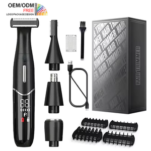 PRITECH - Recortadora de Vello Púbico y de las Partes Íntimas, Portátil y Profesional para Hombres - Product Image 1
