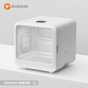 Boîte de séchage intelligente pour animaux Dudupet 70L, sécheuse automatique pour chats et chiens avec protection contre la surchauffe, blanche - Product Image 1