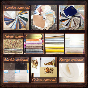 Set da Pranzo di Lusso con Foglia d'Oro, 1 <span class=keywords><strong>Tavolo</strong></span> <span class=keywords><strong>e</strong></span> 6 <span class=keywords><strong>Sedie</strong></span>, Stile <span class=keywords><strong>Barocco</strong></span> Squisito, Mobili in Legno Massello Intagliati a Mano, Finitura Lucida con Intarsi - Product Image 6