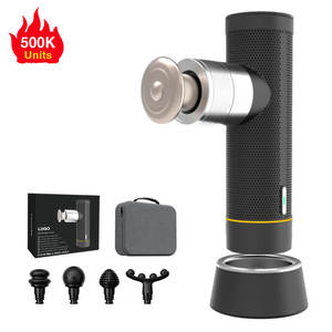 T1035-2 2025 Nova Chegada, 100% Testado, Motor Sem Escovas de Massagem de Tecido Profundo com 4 Cabeçotes, Etiquetas Personalizadas para Uso Corporal - Product Image 1