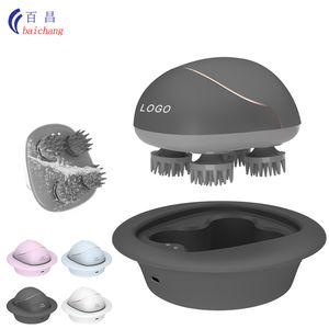 Eléctrico masajeador del cuero cabelludo con 4 reemplazo de cabezales de masaje cabeza portátil rascador con liberación de estrés masajeador - Product Image 2