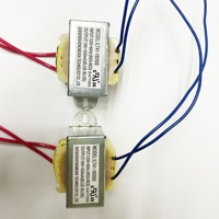 Transformateur de puissance EI, transformateur de distribution directe, 25W, 220V/2*9V, 9V-0V-9V, transformateur de courant alternatif simple, CT, AUTOTRANSFORMATEUR, RWX