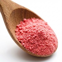 Direct oplosbaar vitamine C-rijk poeder voor smoothies, shakes en voedingsdranken van gevriesdroogd aardbeipoeder