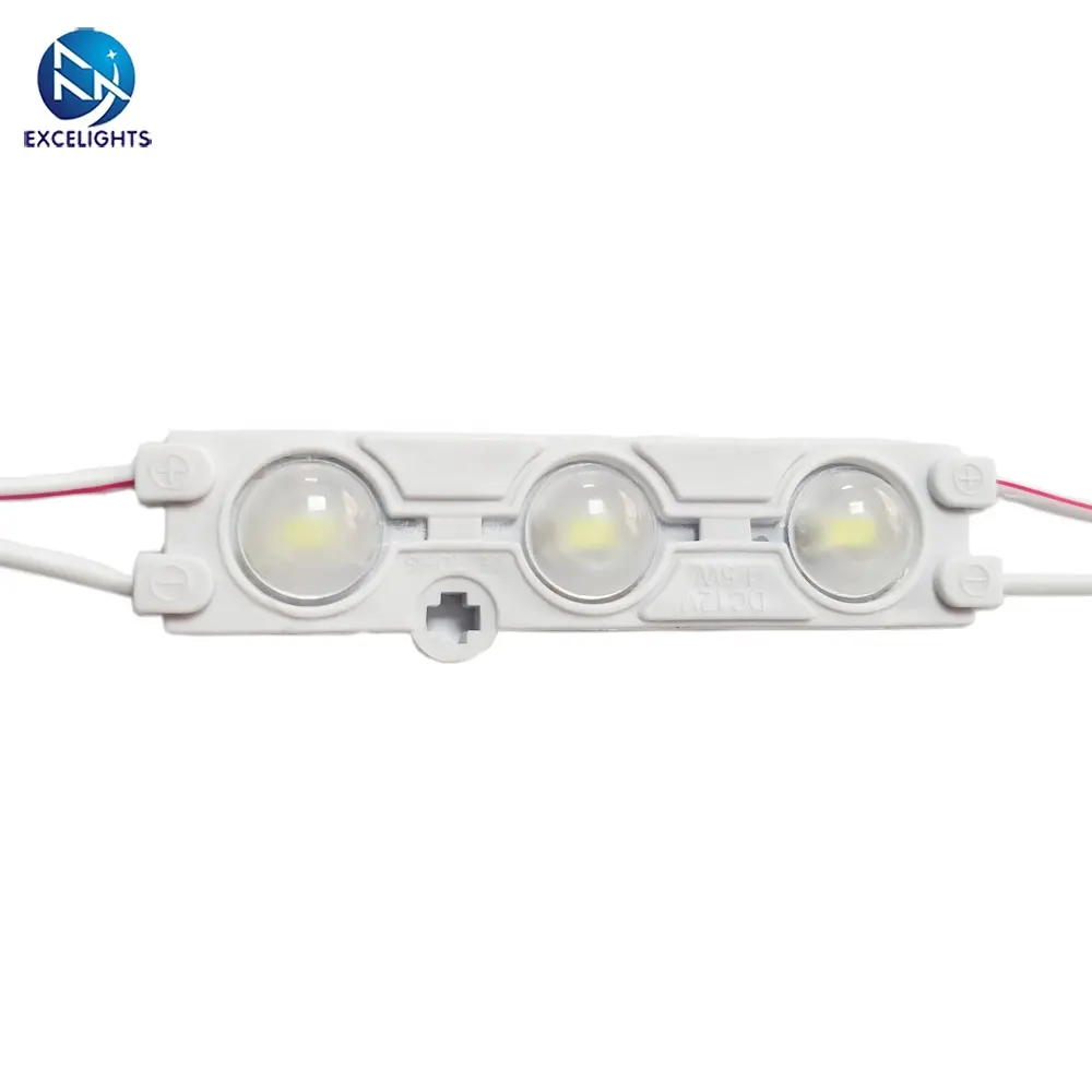 Hazır stok 1.5W CE RoHS aydınlatmalı kanal mektup tabela 3 cips enjeksiyon 12V LED modülü açık