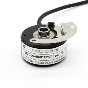 Microencoder Incremental Inventek IEH-30-600P TP6 F1 con Eje Hueco de 8mm para Máquinas Herramienta - Product Image 1