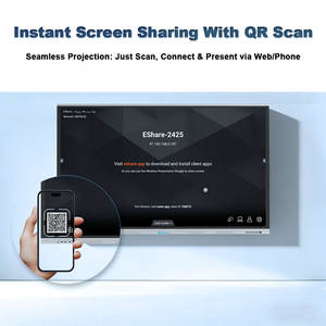Pizarra Interactiva Inteligente <span class=keywords><strong>de</strong></span> 75 <span class=keywords><strong>Pulgadas</strong></span> con Pantalla Antideslumbrante 4K Multitáctil para Uso Escolar, Panel Plano Digital Interactivo - Product Image 6