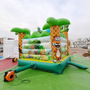 Chateau gonflable outdoor <b>bounce</b> house commercial inflatable safari jumping <b>castle</b> for children's parties - Product Image 3