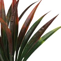 OH ARTS Herbe artificielle de gladiolus de haute qualité, feuilles vertes, résistante aux UV, pour intérieur et extérieur, décoration paysagère, aspect réaliste