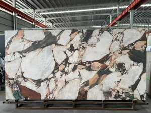 หินเผาสีชมพูเบลลี่แบบหยกเคลือบผิวแบบเผาพิเศษคุณภาพสูงสำหรับท็อปโต๊ะเครื่องแป้งในร่ม ท็อปโต๊ะ และการตกแต่ง - Product Image 3