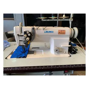 Ikinci el kaliteli Jukis LH-3168 çift iğne besleme Lockstitch DİKİŞ MAKİNESİ stokta 2024 sıcak satış