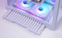 AntarcChill Wholesale Custom Desktop Gaming Computer PC Case With Transparent Side Glass Supports MATX ITX 240 Cooler PC Casing