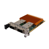 Adaptador de Red para Servidor con IA, OCP 3.0, Doble Puerto, 100G QSFP28, Adaptador Ethernet con Chip Intel E810, Equipo de Fibra Óptica