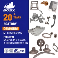 Pièces sur mesure OEM en alliage d'aluminium moulé sous pression avec usinage de précision certifié ISO 9001 et pièces moulées sous pression avec surface anodisée