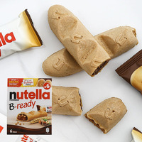Biscuits aux doigts au chocolat, garniture à la noisette douce, importés d'Italie, 132g