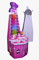 M SKY Bear Whack Mole, jeu d'arcade d'intérieur, équipement de divertissement familial, système de récompense, jeu de frappe en bois