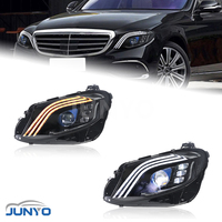 Sistema de Iluminación Automotriz Junyo, Conjunto de Faros Delanteros LED Mejorados para Mercedes-Benz Clase E W213 2016-2020