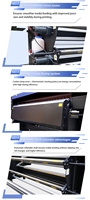 Printer Sublimasi Dye Kecepatan Tinggi Versijet 1.8m dengan 8 Printhead I3200-A1, Garansi 1 Tahun