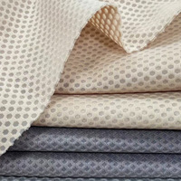 Tissu de Doublure Arrière pour Sac d'Alpinisme Personnalisé en Maille 3D Tricotée Abstraite et Géométrique, 100% Polyester Respirant, Vente en Gros