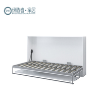 Vente en gros Kit de quincaillerie horizontal plat facile à assembler Lit escamotable Lit escamotable horizontal rotatif avec bureau